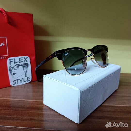 Солнцезащитные очки ray ban Clubmaster RB3016 W036