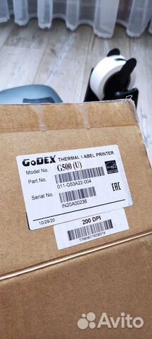 Термотрансферный принтер этикеток godex G500 объявление продам