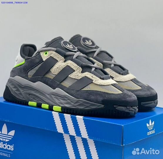 Кроссовки Adidas Niteball Grey (Арт.66810)