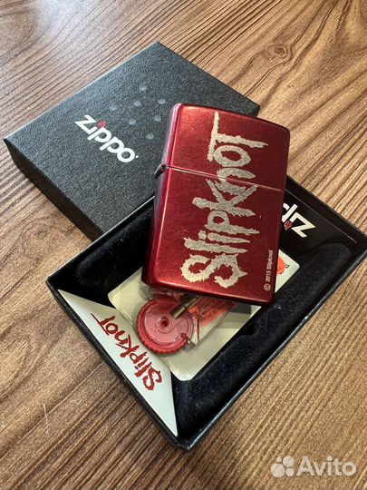 Зажигалка zippo slipknot candy red