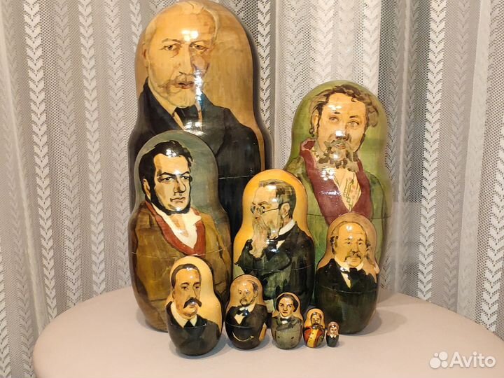 Набор матрёшек русских композиторов