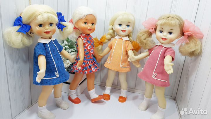 Куклы СССР Дашенька паричковые Ленигрушка