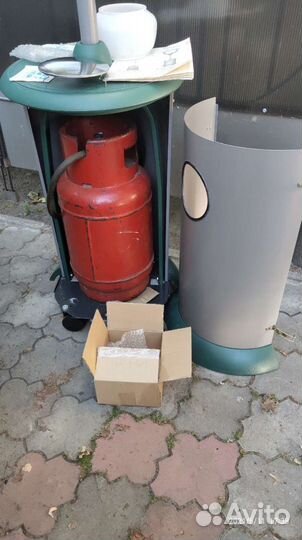 Газовый уличный обогреватель,фонарь