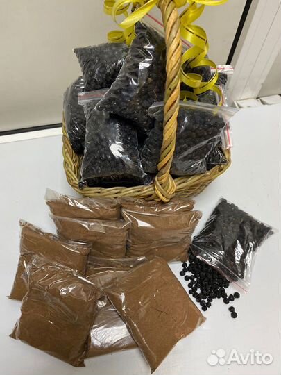 Черёмуха молотая. Высшего сорта. Плоды черемухи