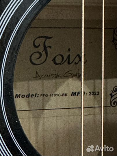 Акустическая гитара foix с чехлом