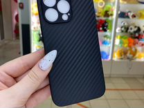 Чехол дл�я iPhone 13 pro max под карбон