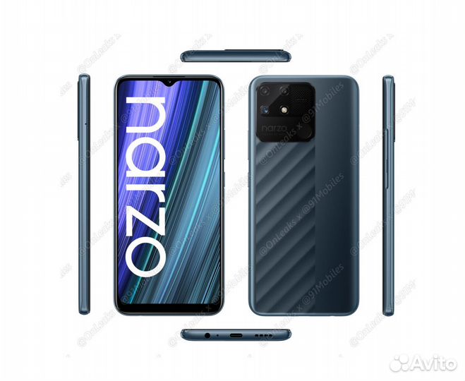 Realme 50A, 4/128, зеленый, новый