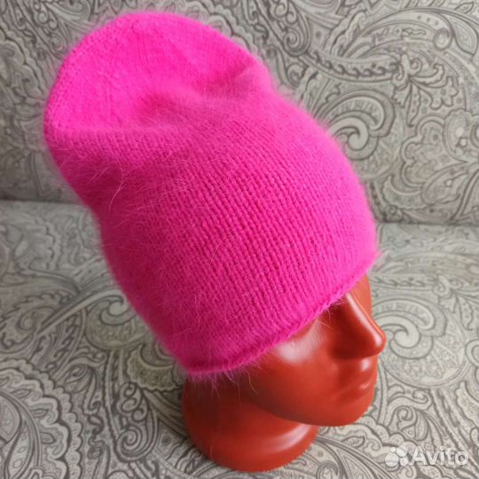 Шапка бини из пуха норки