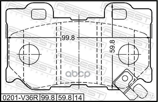 Колодки тормозные / nissan QX70/FX S51 2008.05