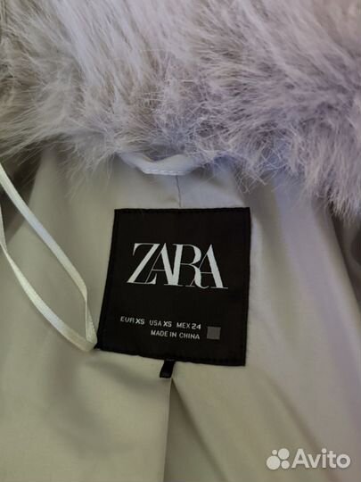 Шуба zara xs зара