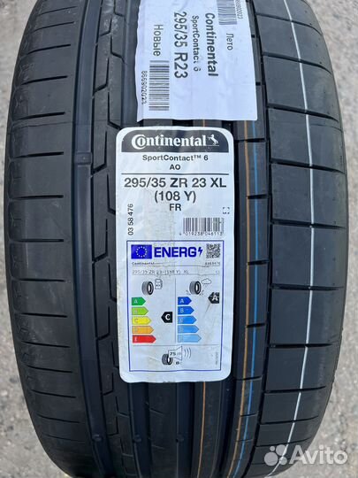 Continental ContiSportContact 6 295/35 R23 108Y