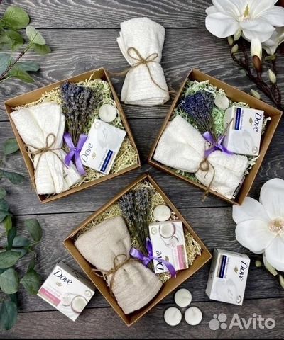 Набор полотенце + мыло