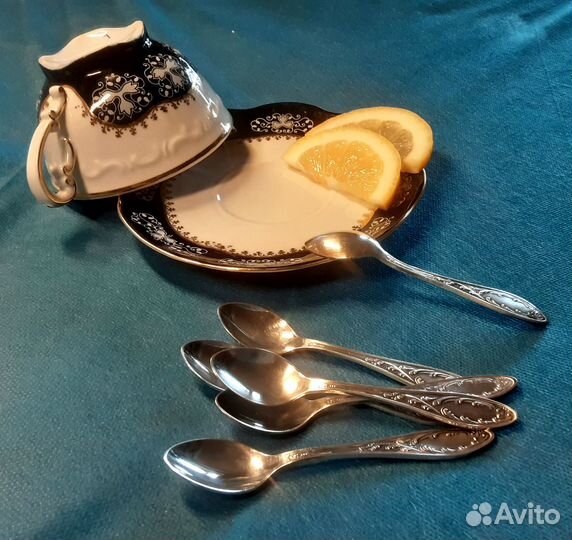 Ложки десертные/кофейные Кольчугино, мнц, СССР