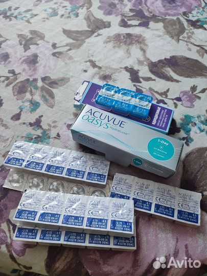 Линзы контактные однодневные acuvue
