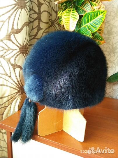 Шапка норковая женская бу