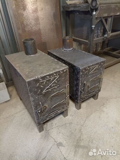 Печь буржуйка для гаража