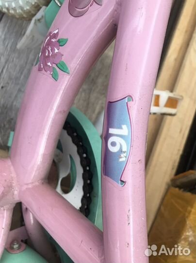 Детский велосипед для девочки 16