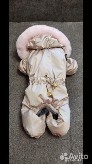 Зимний комбинезон для маленькой собаки