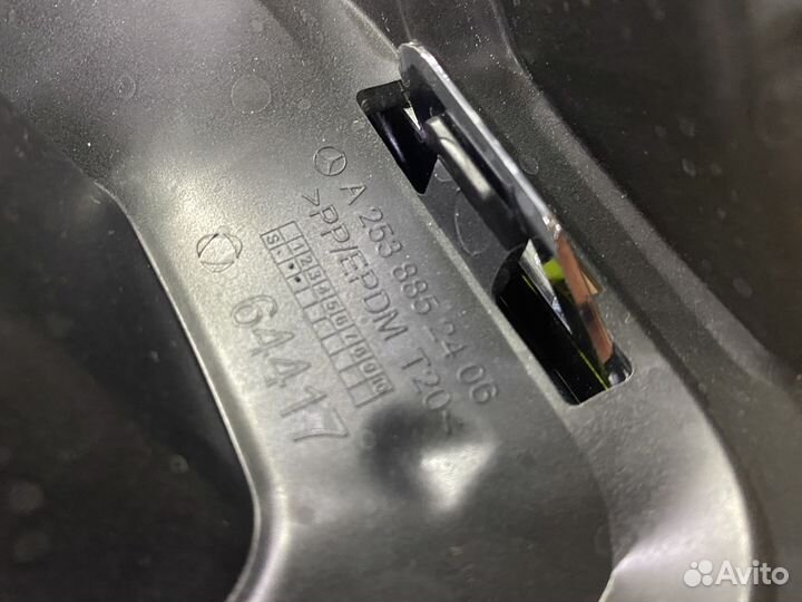 Насадка на глушитель Mercedes GLC253 левая