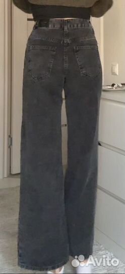 Джинсы женские широкие