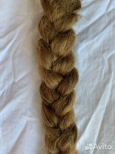 Коса из натуральных волос