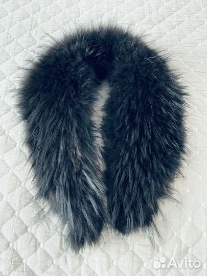 Меховой воротник из енота