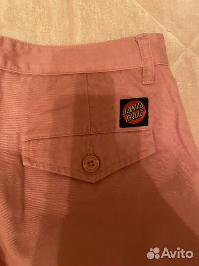Чиносы Santa Cruz розовые