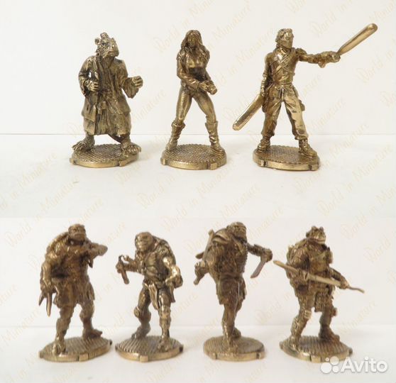 Металлические фигурки, бронза 40мм