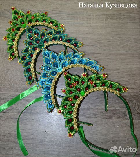 Корона, ободок для новогоднего образа 