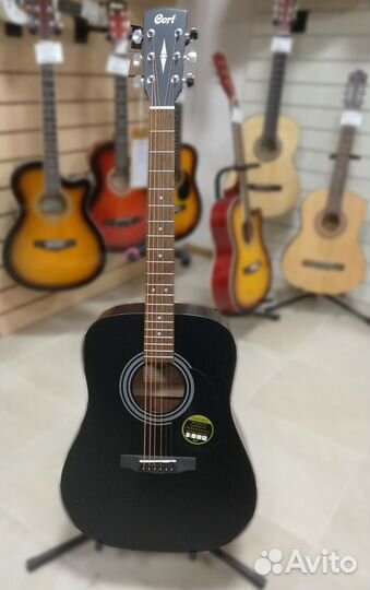 Акустическая гитара cort AD810-BKS
