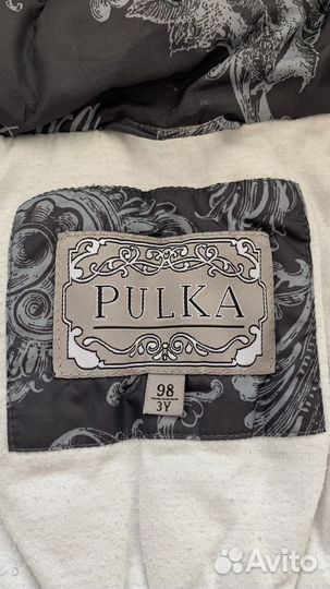 Куртка зимняя на девочку Pulka 98,104