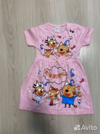 Платье три кота 98-104