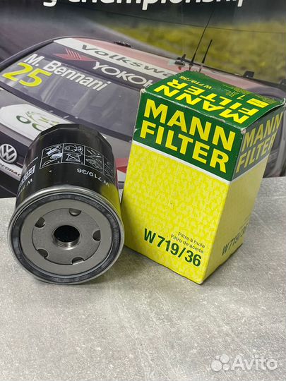 Фильтр масляный jaguar/land rover W719/36 mann
