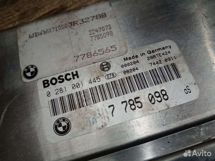 Блок управления двигателем BMW 3 E46 7785098,02810