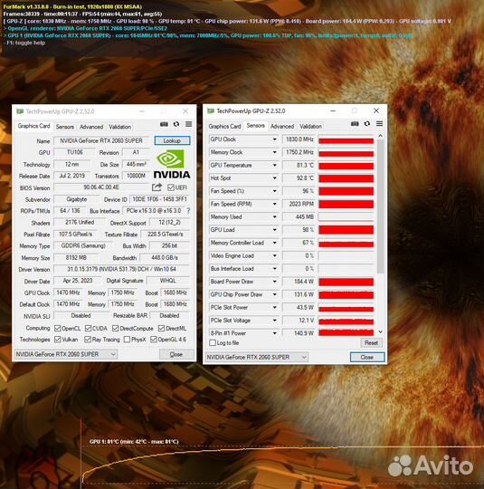 RTX 2060 Super Gigabyte / С гарантией