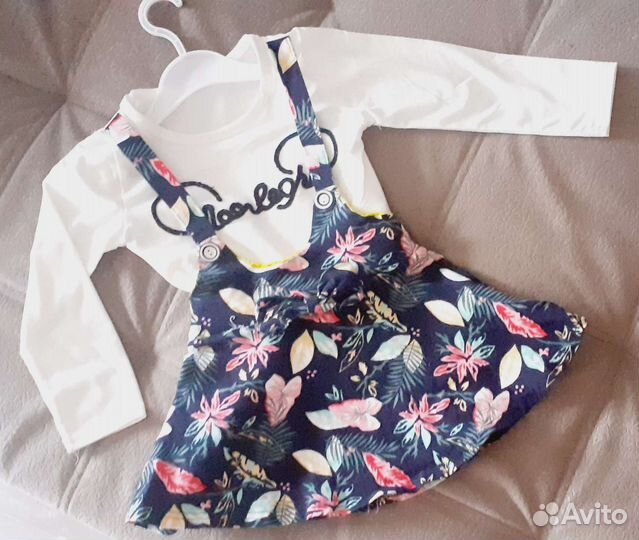 Огромный пакет одежды на девочку 98-110р