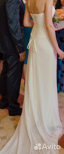 Свадебное платье бу размер 40