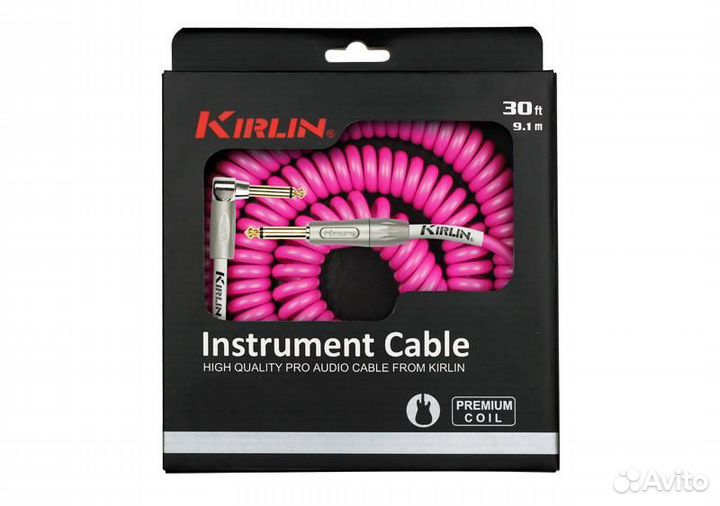 Кабель инструментальный Kirlin IPK-222pfgl 9.1M PK