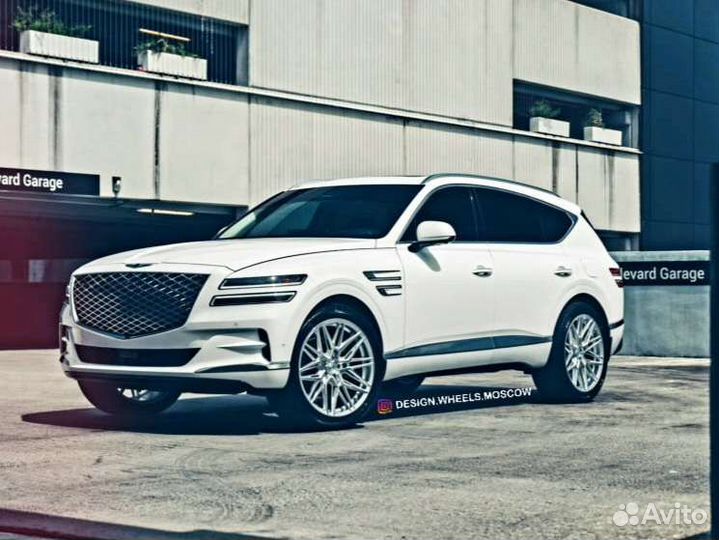 Кованые диски R22 на Genesis GV80