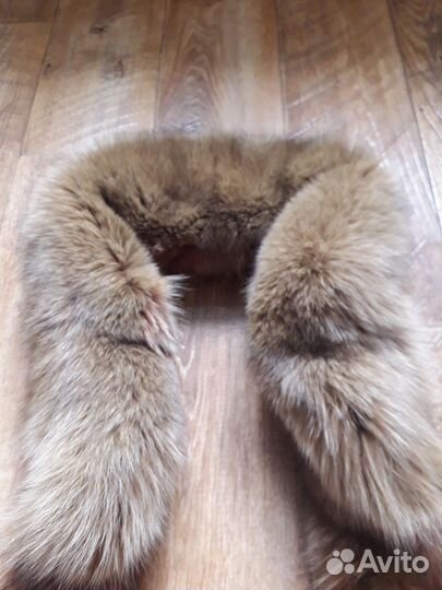 Меховой воротник лиса