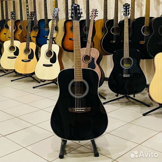 Гитара акустическая новая Flight AD-200 BK