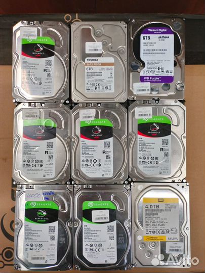 HDD 6Tb / 4Tb / 2Tb /1Tb / 500Gb в наличии