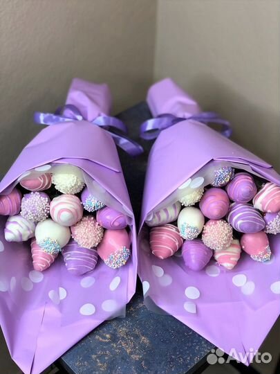 Клубничный букет из свежей клубники Самара