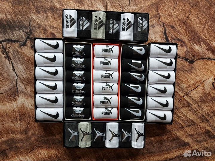 Носки Nike Adidas Jordan Reebok