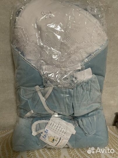 Конверт на выписку зимний для мальчика