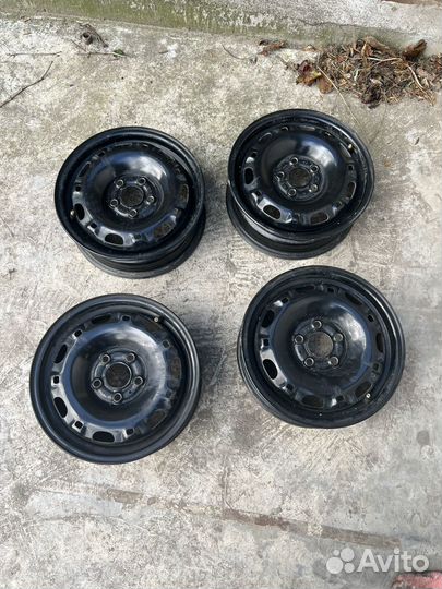 Штампованные диски R14 VW Skoda 6ru601027c