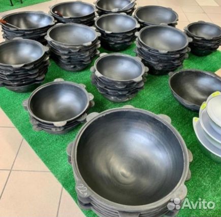 Казан чугунный 8 литров с круглым дном