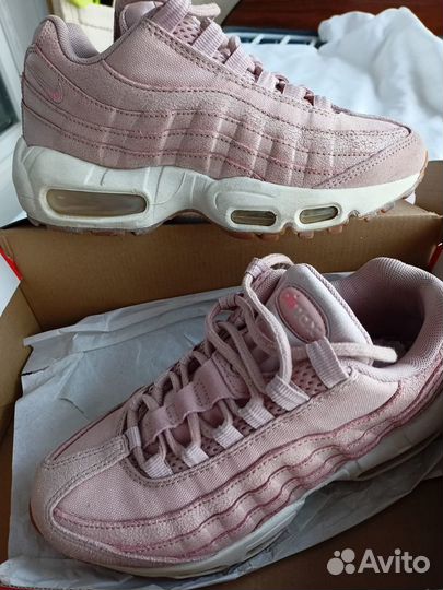 Оригинал кроссовки nike air max 95 розовые