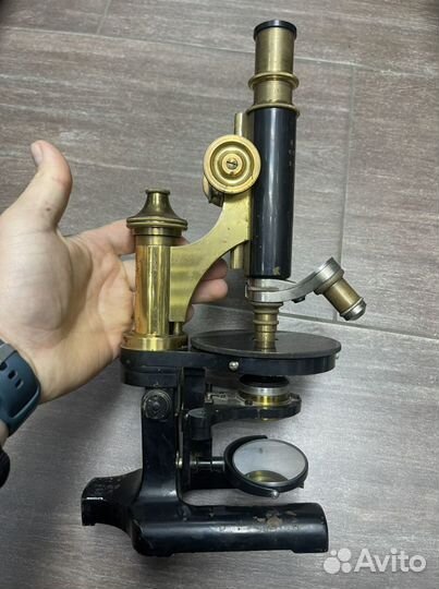 R.Winkel Gottingen Nr 17685 Микроскоп старинный