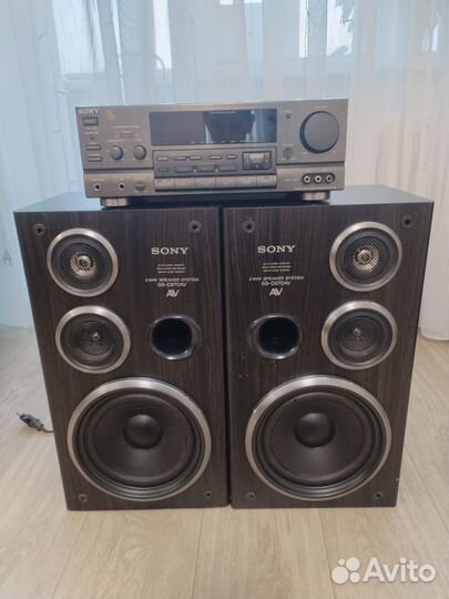 Усилитель и колонки Sony